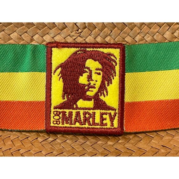 Zion Rootswear Bob Marley Straw Fedora Hat - Picture 5 of 8